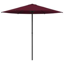 Sodo skėtis 230 x 230 cm Poliesteris Stačiakampio Bordo raudona
