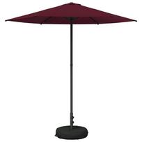Sodo skėtis 230 x 230 cm Poliesteris Stačiakampio Bordo raudona