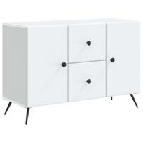 Kabalas su stalčių Balta 89 x 34,5 x 60 cm Apdirbta mediena