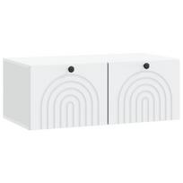 Sieninė TV spintelė Balta 78,5 x 41 x 30 cm Apdirbta mediena