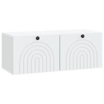 Sieninė TV spintelė Balta 78,5 x 31 x 30 cm Apdirbta mediena