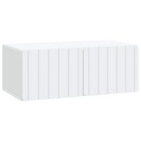 Sieninė TV spintelė Balta 78,5 x 41 x 30 cm Apdirbta mediena