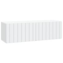Sieninė TV spintelė Balta 98 x 31 x 30 cm Apdirbta mediena