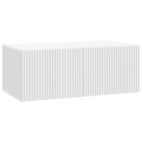Sieninė TV spintelė Balta 78,5 x 41 x 30 cm Apdirbta mediena