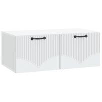 Sieninė TV spintelė Balta 78,5 x 41 x 30 cm Apdirbta mediena