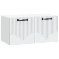 Sieninė TV spintelė Balta 59,5 x 31 x 30 cm Apdirbta mediena