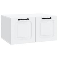 Sieninė TV spintelė Balta 59,5 x 41 x 30 cm Apdirbta mediena