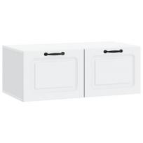 Sieninė TV spintelė Balta 78,5 x 41 x 30 cm Apdirbta mediena