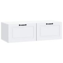 Sieninė TV spintelė Balta 98 x 41 x 30 cm Apdirbta mediena