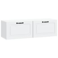 Sieninė TV spintelė Balta 98 x 31 x 30 cm Apdirbta mediena