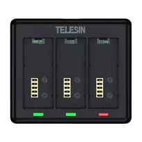 Charger for 3 batteries for GoPro HERO 13 Telesin (S0-BCG-12-TGP) S0-BCG-12-TGP