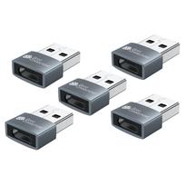 Good Connections Adapter USB 2.0 Stecker A an USB-C Buchse Aluminiumgehäuse grau 5er-Set Good - Mit dem hochwertig verarbeiteten USB 2.0 Adapter von Good Connections® können Sie Ihr USB-C™ Kabel im Handumdrehen per Plug and Play mit einer USB-A Buchse verbinden. Selbstverständlich ist der Adapter abwärtskompatibel zu den bisherigen USB-Versionen.   Hochwertige Verarbeitung und kompaktes Design Der Good Connections® USB-Adapter ist mit seinem eleganten und robusten Gehäuse ein stets