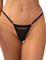Obsessive juodos siaurikės Hungry? - L/XL
