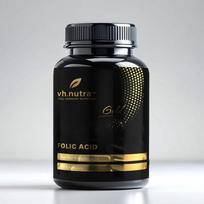 Folic Acid 800 µg Maisto papildas folio rūgštis 90 kapsulių