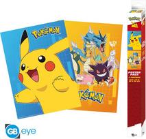 Abysse POKEMON - Set 2 Posters - Colourful Characters (52x38)
