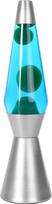 Itotal - Lava Lamp 36 cm - Silver Base, Blue Liquid and Green Wax (XL1787)