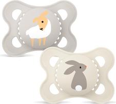 MAM - Original Silk Pacifiers - Neutral - 0-6m