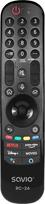 Savio RC-24 Universal/Replacement Remote for LG TV – SMART TV