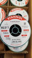 Lydmetalis Sn99.3Cu0.7 1.0mm 250g su fliusu 3.5% ALU1, Stannol