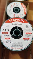 Lydmetalis Sn99.3Cu0.7 1.0mm 250g su fliusu HS10, Stannol