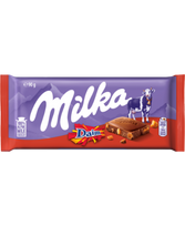 Šokoladas MILKA Daim, su migdolų karamelės gabalėliais, 90 g