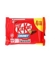 Batonėliai KITKAT Chunky, pieniški, 4 x 32 g