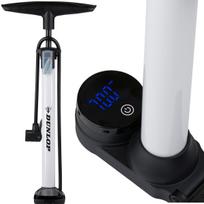 Dunlop Tyrimo Bike Pumpas 174psi (12bar) Su Elektroniniu Manometru Folding Basis