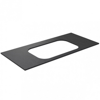 Darbo paviršius Kame Universal HPL, Movado kriauklei 101cm Black lava HPL WP/10-3/H17-P2