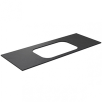 Darbo paviršius Kame Universal HPL, Movado kriauklei 121cm Black lava HPL WP/12-3/H17-P2