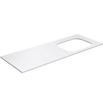 Darbo paviršius Kame Universal HPL, Movado kriauklei 121cm dešinėje Balta Matinė HPL WP/12-3/H16-P2-R