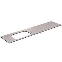 Darbo paviršius Kame Universal HPL, Movado kriauklei 200cm kairė pusė Grey moon HPL WP/20-3/H12-P2-L