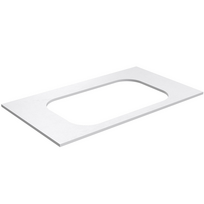 Darbo paviršius Kame Universal HPL, Movado kriauklei 81cm Baltas Matinis HPL WP/8-3/H16-P2