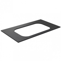 Darbo paviršius Kame Universal HPL, Movado kriauklei 81cm Black lava HPL WP/8-3/H17-P2