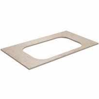 Darbo paviršius Kame Universal HPL, Movado kriauklei 81cm Earth stone HPL WP/8-3/H18-P2