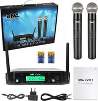 Radio DNA DNA KVM 2 mikrofony bezprzewodowe system nagłośnienia 518-542 MHz | 5908249816220 | 5908249816220