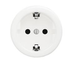 Reblig - Retro sieninė rozetė be rėmelio SCHUKO 230V/16A, sniego baltos spalvos