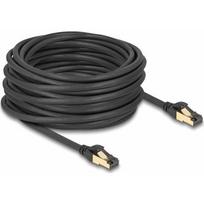 Delock DeLOCK RJ-45 network cable Cat.6a S/FTP, with Cat.7 raw cable (black, 15 meters, 600 MHz, suitable for industrial and outdoor use) | 80253 | 4043619802531