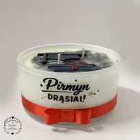 Dovana išleistuvėms „Pirmyn drąsiai“, sojų vaško žvakė