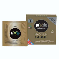 EXS Magnum Large didesnio dydžio prezervatyvai (3 vnt.)