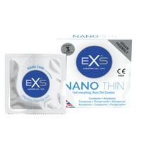 EXS Nano Thin prezervatyvai (3 vnt.)