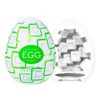 TENGA Egg Cubic – masturbatorius vyrams, su kubine tekstūra