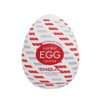 TENGA Egg Twister – masturbatorius vyrams, su spiraline tekstūra