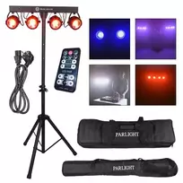 LIGHT4ME LED BAR COB PAR 4x30W with stand and cover