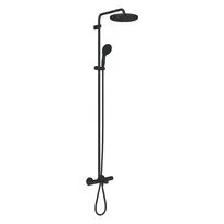 Grohe Vitalio Start – dušo rinkinys su vonios termostatu, skersmuo 25 cm, 2 srovių tipai, juoda matinė 269882431