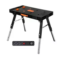 AWTOOLS 5-in-1 sulankstomas dirbtuvės stalas su maitinimo juosta