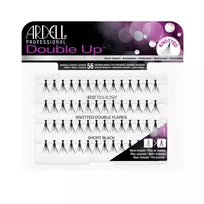 ARDELL INDIVIDUALS DOUBLE UP knotted double flares #short black 56 u