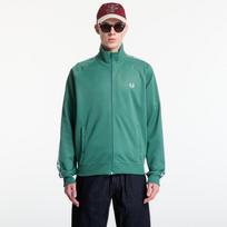 Fred Perry Contrast Tape Track Jacket Green - Dydis M (J5557 Z18 Džemperiai)