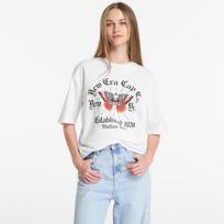 New Era OS Graphic Tee UNISEX Optic White - Dydis M (60856149 Marškinėliai)