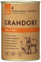 Šlapias šunų maistas Grandorf Holistic, kalakutiena/veršiena, 0.4 kg