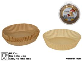 Kepimo popierius karšto oro gruzdintuvei Kitchen&GO, 16 cm x 16 cm, 100 vnt